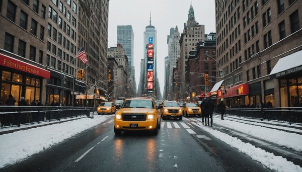 Découvrez new york en février : magie hivernale et aventures